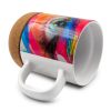 Kubek ceramiczny 370 ml z korkowym elementem | Kate P042607X