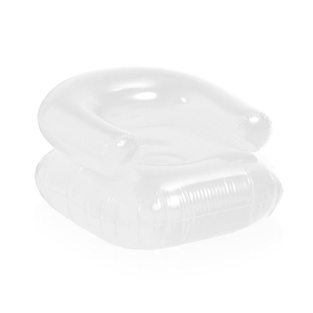 Dmuchany fotel plażowy P007073X biały