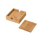 Zestaw bambusowych podkładek pod kubek, 4 szt. P010094X