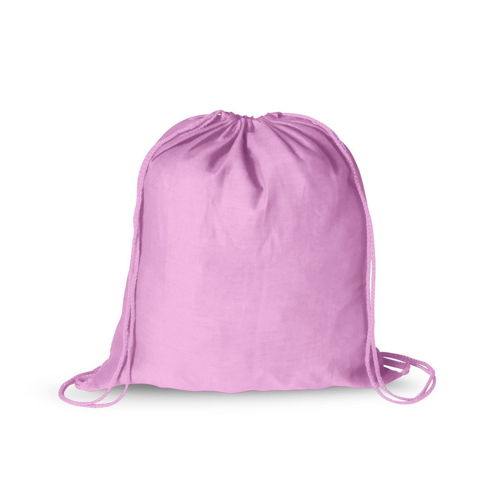 Bawełniany worek ze sznurkiem P007981X różowy