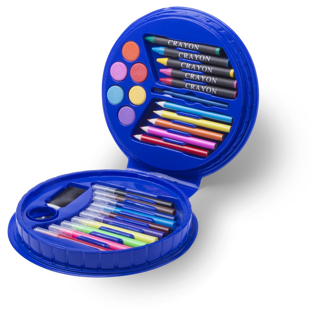 Zestaw do malowania i rysowania P007697X niebieski