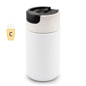 Kubek termiczny 400 ml Air Gifts z ceramiką | Nabila P104817X AX-VA050-W