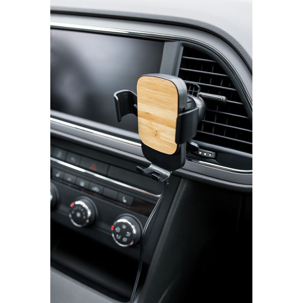 Grawitacyjny samochodowy uchwyt do telefonu, ładowarka bezprzewodowa 15W | Amberle P083963X