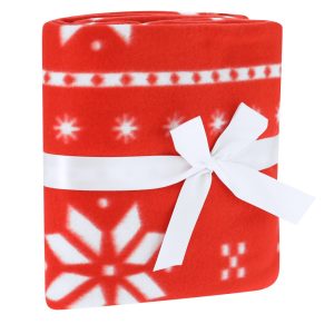 Koc RPET, świąteczny wzór P084387X AX-VA231-05