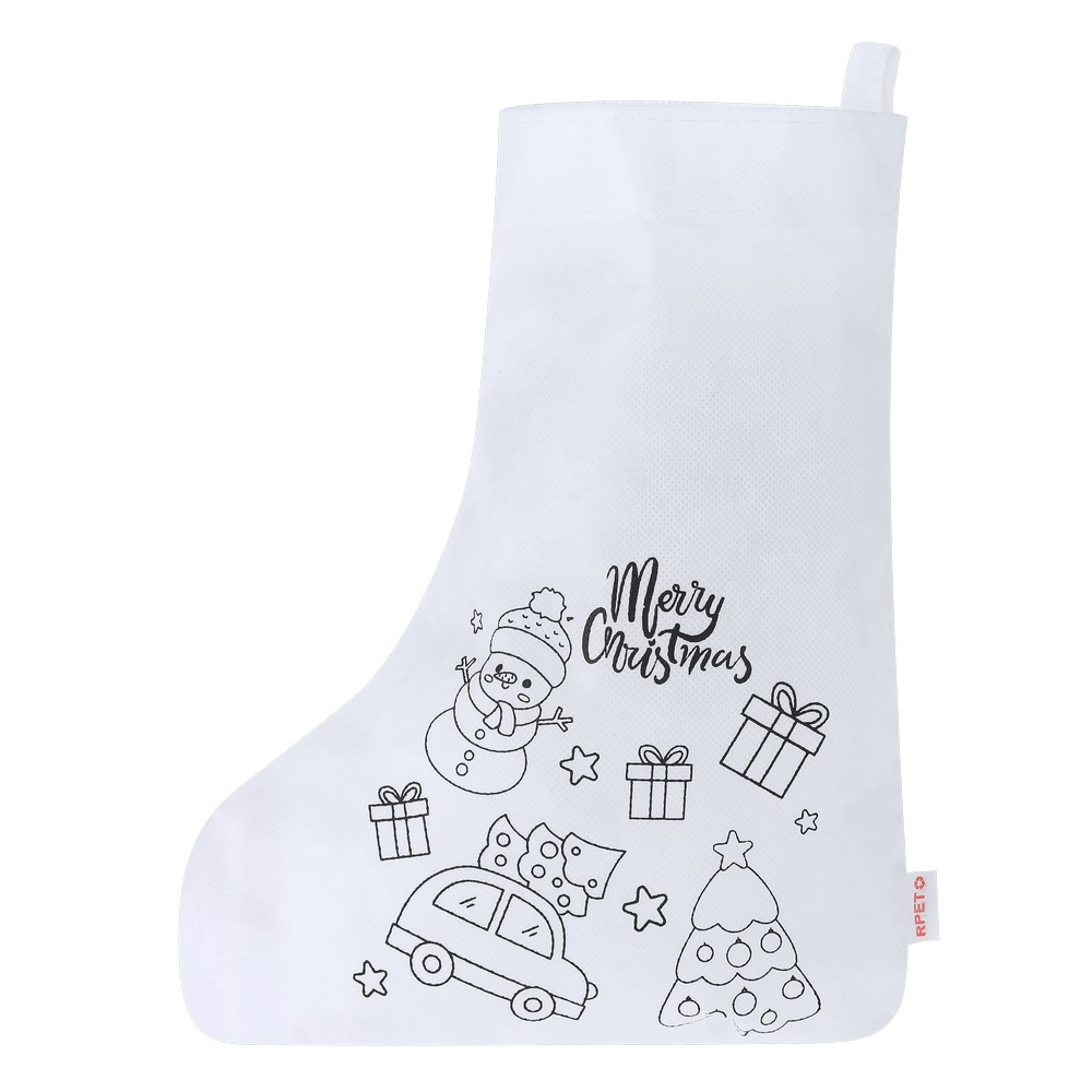 Skarpeta świąteczna do kolorowania, świąteczny wzór, kredki P084375X