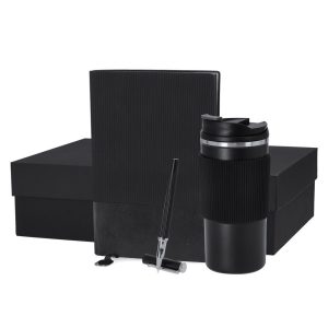 Zestaw upominkowy, kubek termiczny 470 ml, notatnik A5, pióro kulkowe, pudełko podarunkowe P104953X AX-VA290-03