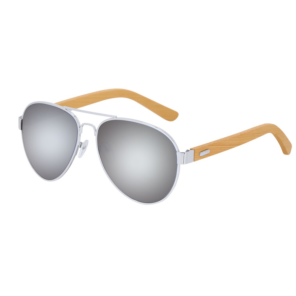 Okulary przeciwsłoneczne, etui z mikrofibry w komplecie P104989X szary