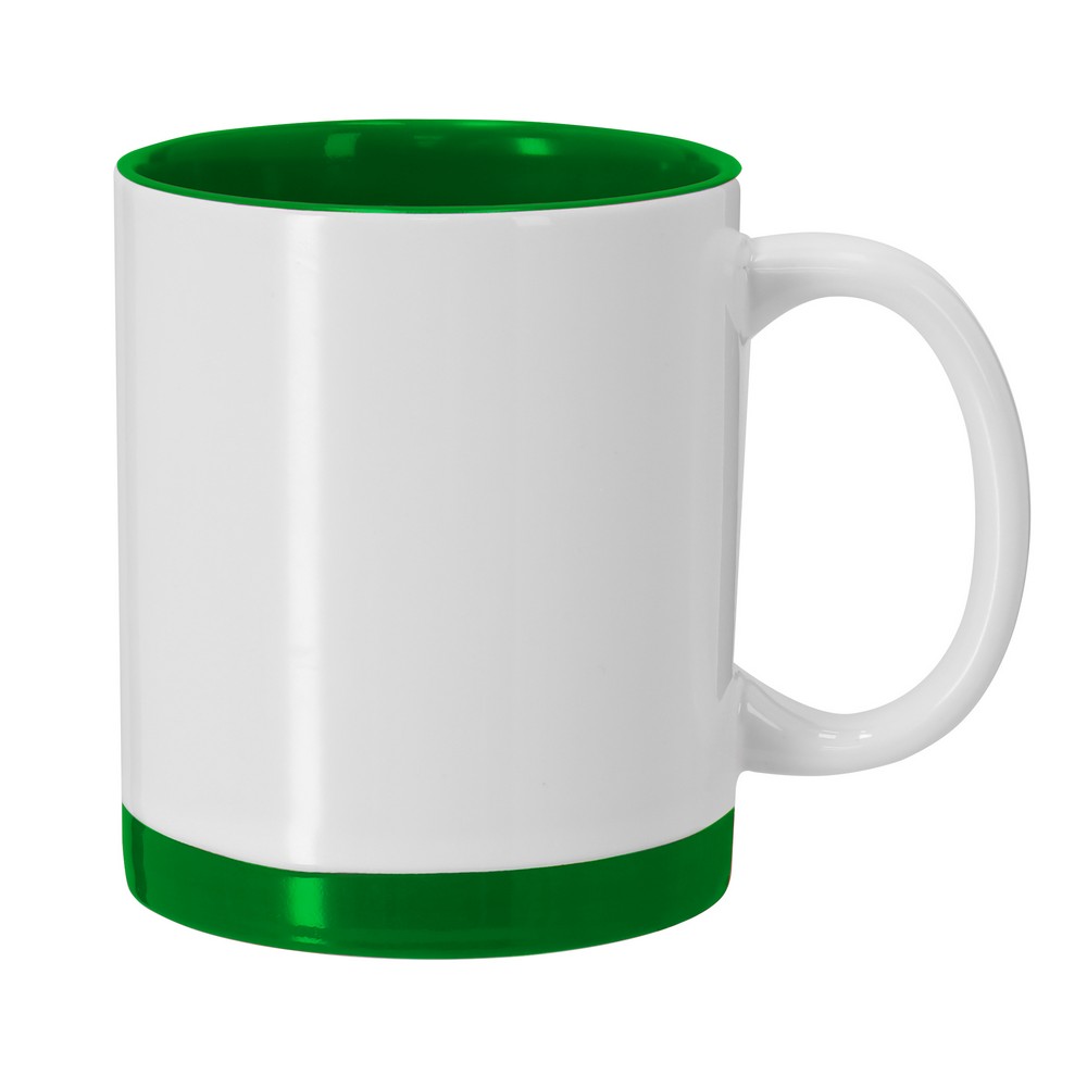 Kubek ceramiczny 350 ml P105032X zielony