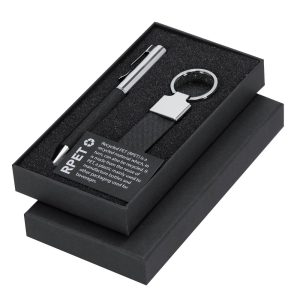 Zestaw upominkowy, brelok, długopis, pudełko podarunkowe P105050X AX-VA318-03
