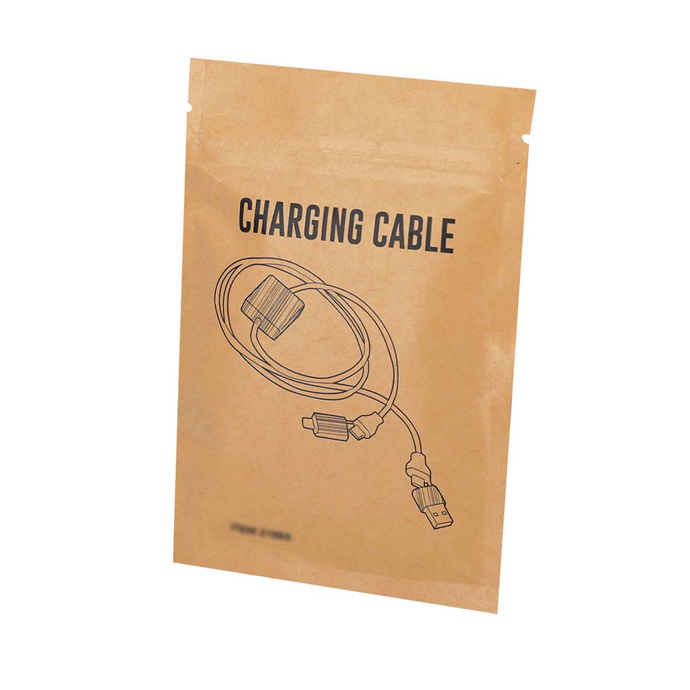 Kabel do ładowania i synchronizacji z poliestru RPET, bambusowe elementy P105205X