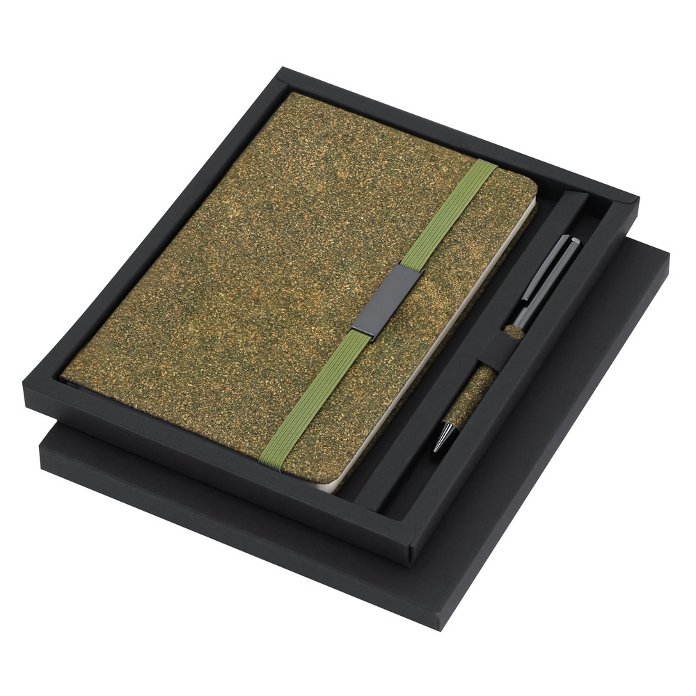 Zestaw upominkowy, notatnik ok. A5, długopis, pudełko podarunkowe P105232X AX-VA392-06