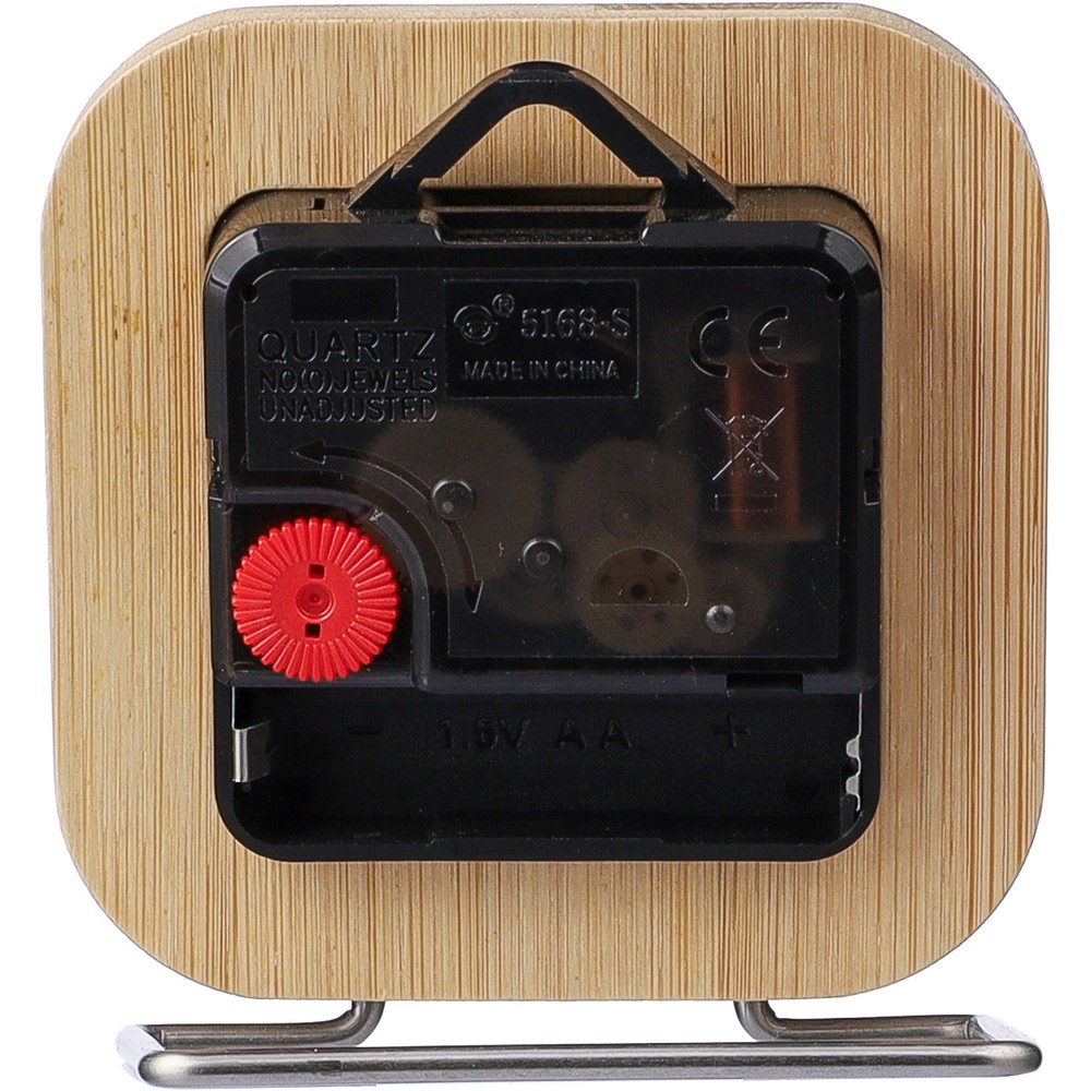 Bambusowy zegar na biurko P105477X