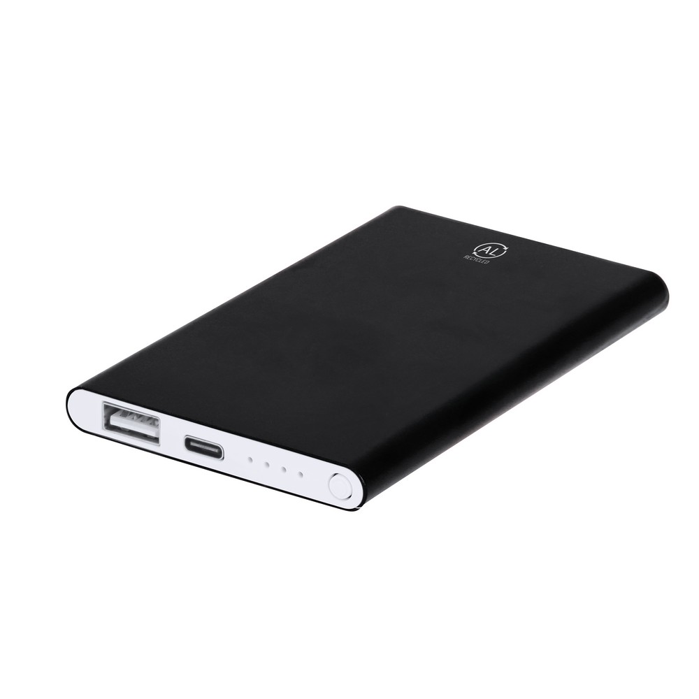 Power bank 4000 mAh z aluminium z recyklingu P106031X AX-VA600-W