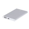 Power bank 4000 mAh z aluminium z recyklingu P106031X srebrny