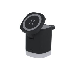 Magnetyczna ładowarka bezprzewodowa 15W z RABS, 3 w 1, stojak na telefon P106050X AX-VA603-W
