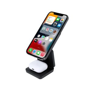 Magnetyczna ładowarka bezprzewodowa 15W z RABS, 3 w 1, stojak na telefon P106102X AX-VA604-03