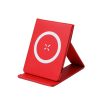 Magnetyczna ładowarka bezprzewodowa 15W, składana, stojak na telefon P106182X czerwony