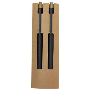 Zestaw piśmienniczy ze słomy pszenicznej, długopis i "wieczny" ołówek P106210X AX-VA635-W