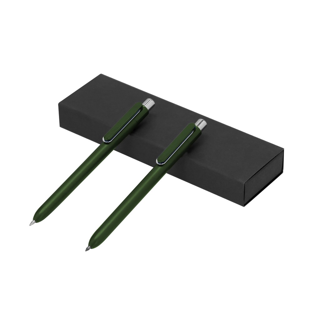 Zestaw piśmienniczy z RABS, długopis i "wieczny" ołówek P106207X zielony