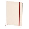 Notatnik ok. A5 ze zrecyklingowanych kartoników po mleku P105963X czerwony