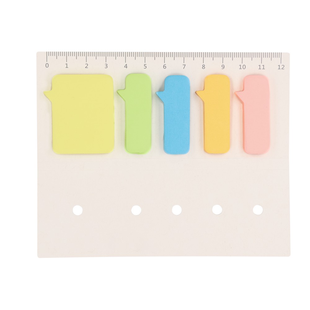 Zestaw do notatek ze zrecyklingowanych kartoników po mleku, karteczki samoprzylepne, linijka P105977X