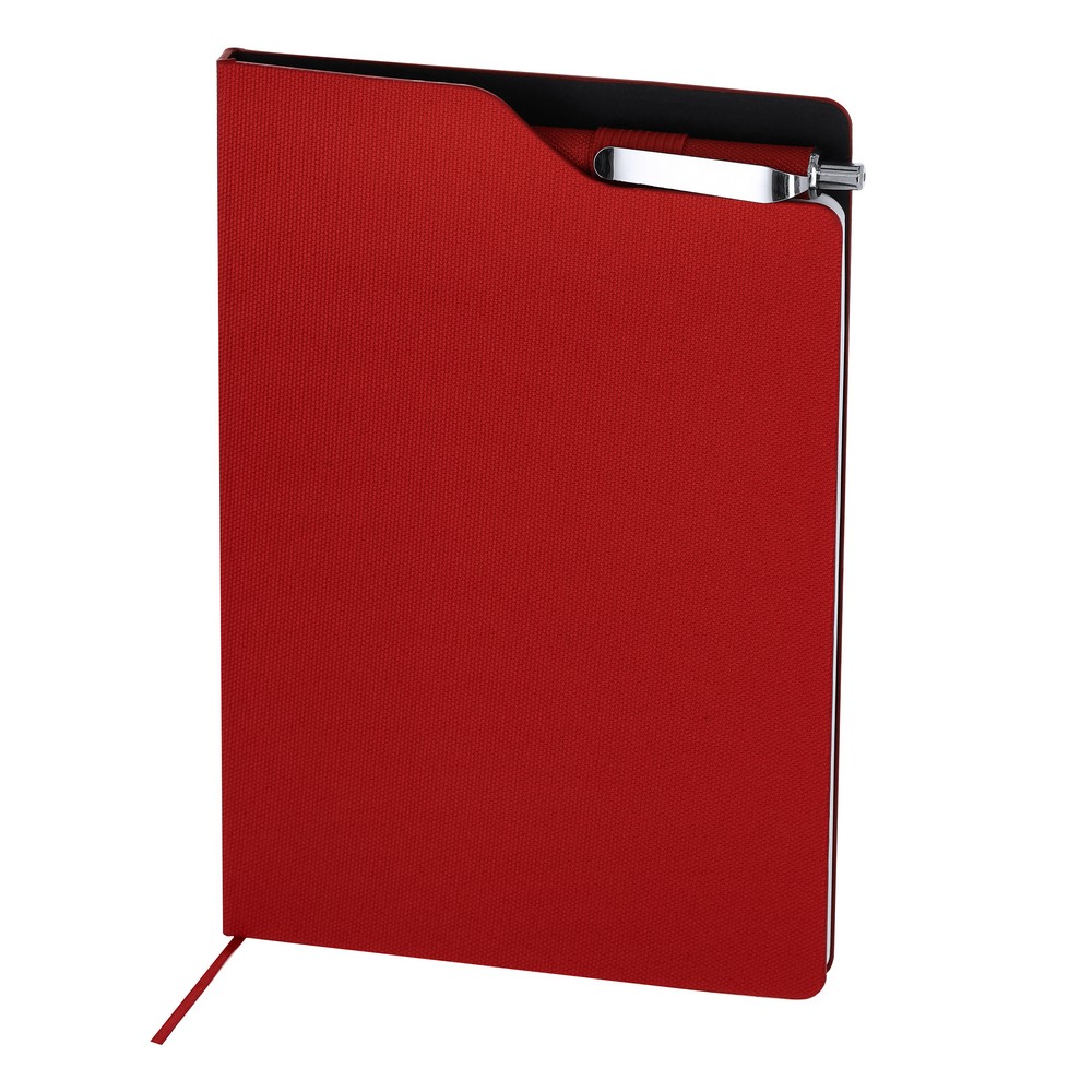 Notatnik ok. A5 z długopisem P105967X czerwony Notatnik ok. A5 z długopisem P105967X czerwony