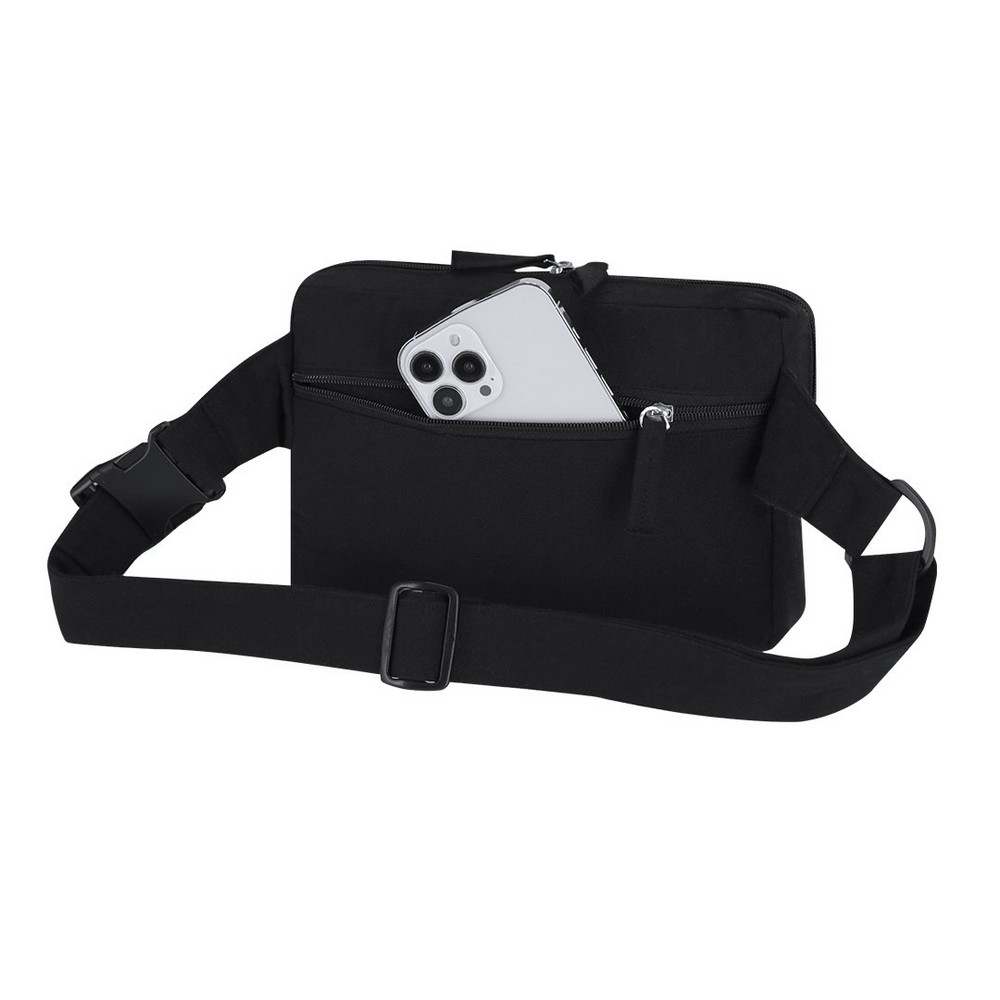 Saszetka zapinana w pasie z płótna z recyklingu P105962X