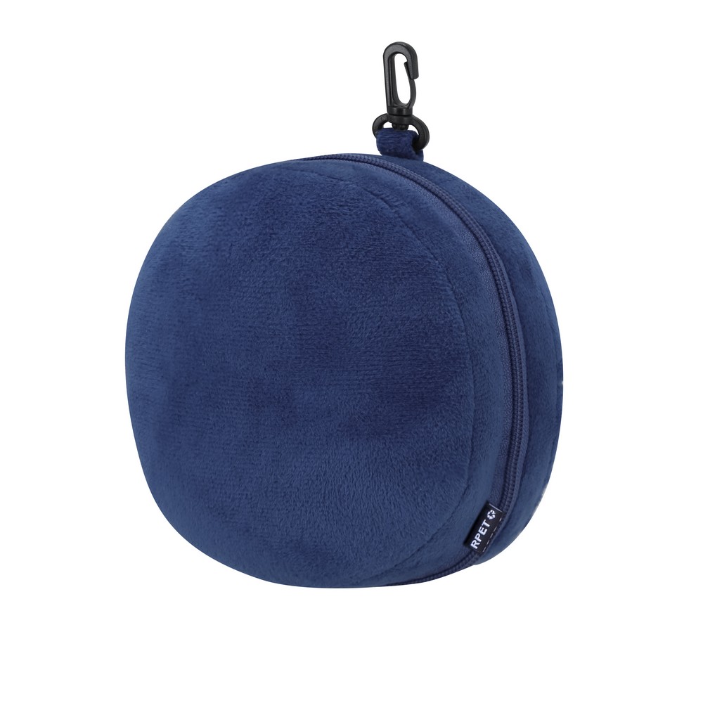 Zagłówek podróżny, maska na oczy P105839X granatowy