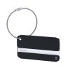 Zawieszka do bagażu z aluminium z recyklingu P105836X czarny