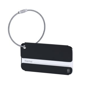 Zawieszka do bagażu z aluminium z recyklingu P105836X AX-VA668-W