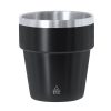 Kubek termiczny 250 ml ze stali nierdzewnej z recyklingu P106194X czarny