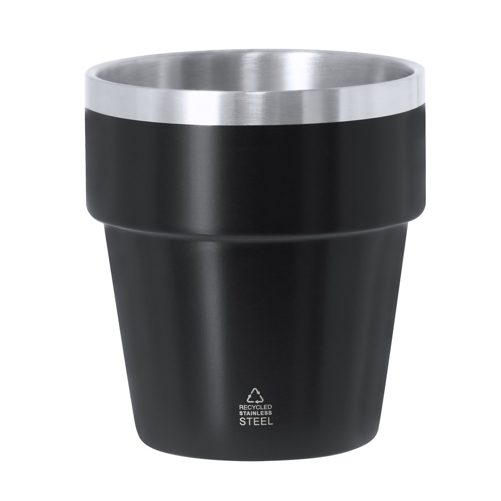 Kubek 250 ml ze stali nierdzewnej z recyklingu P106194X AX-VA682-W