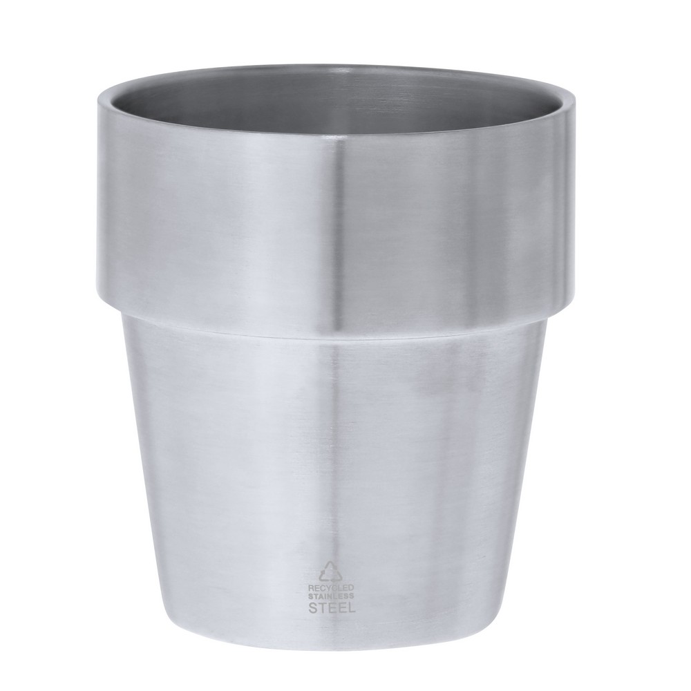 Kubek termiczny 250 ml ze stali nierdzewnej z recyklingu P106194X srebrny