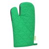 Rękawica kuchenna z bawełny organicznej P105987X zielony