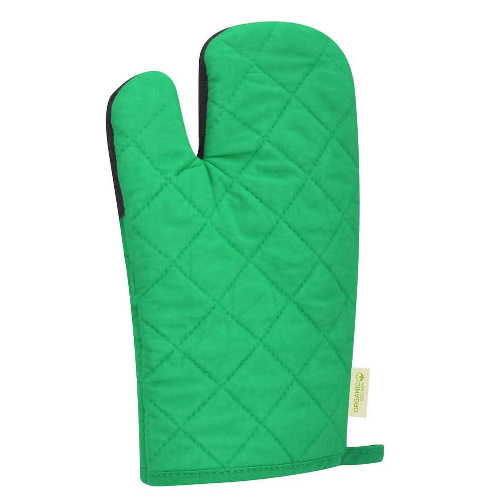Rękawica kuchenna z bawełny organicznej P105987X zielony