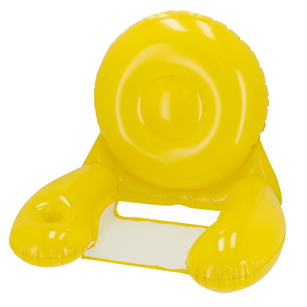 Dmuchany fotel plażowy P106219X żółty