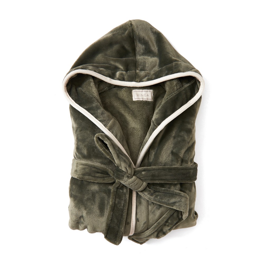 Szlafrok VINGA Louis RPET S/M P047712X AX-VG100-W