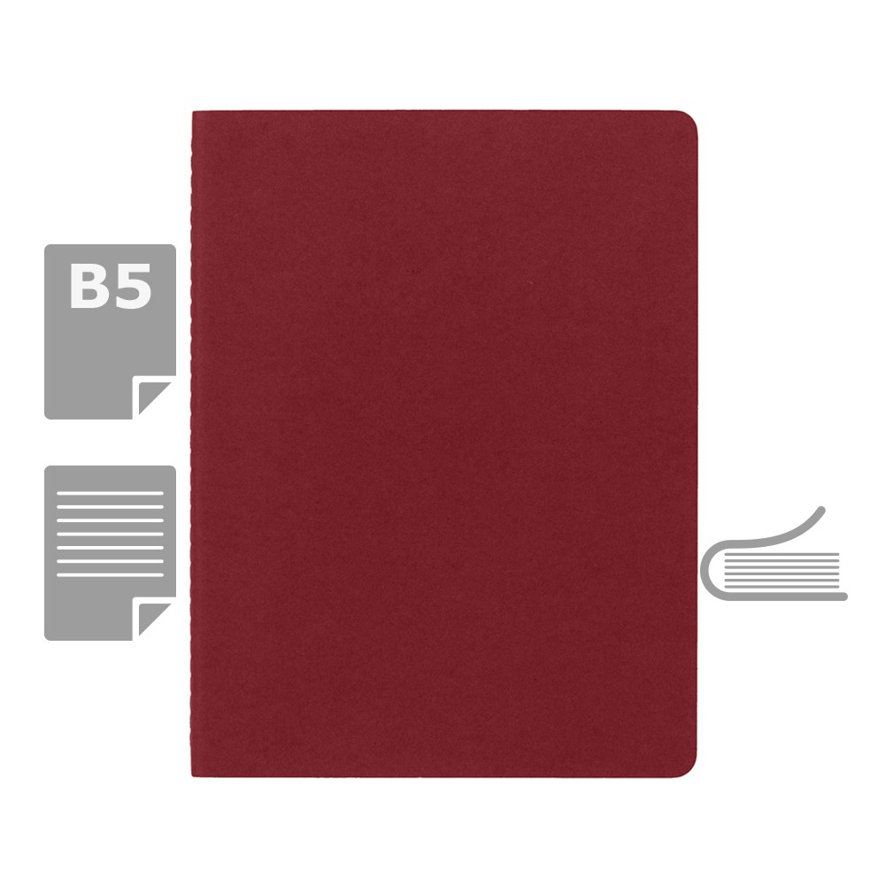 Zeszyt MOLESKINE Cahier Journal ok. B5 P104858X czerwony