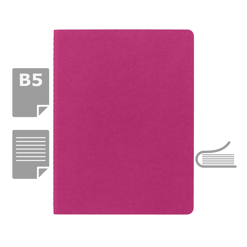 Zeszyt MOLESKINE Cahier Journal ok. B5 P104858X fuksja