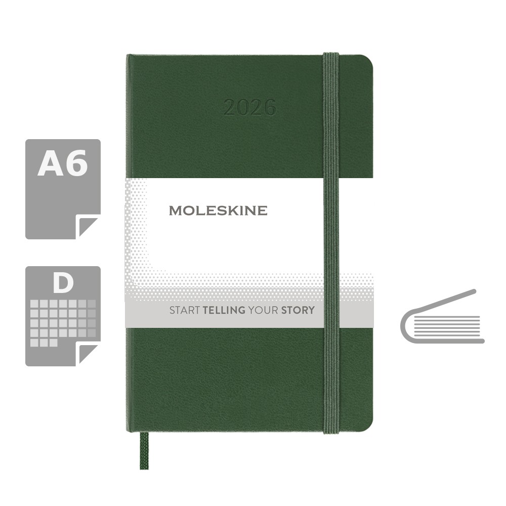 Kalendarz MOLESKINE 2026 P104874X khaki
