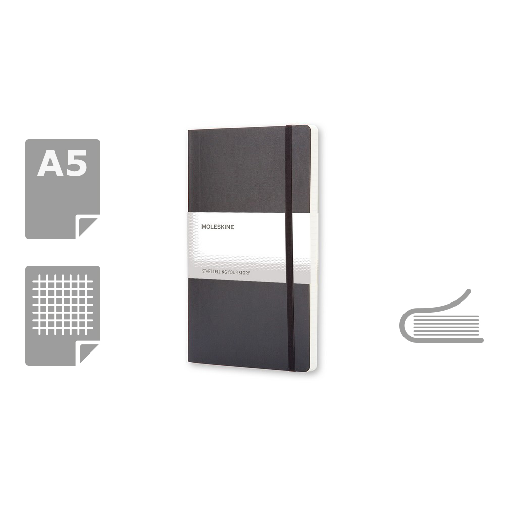 MOLESKINE Notatnik ok. A5 P007556X AX-VM305-W