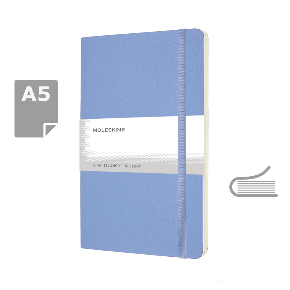 MOLESKINE Notatnik ok. A5 P007557X niebieski
