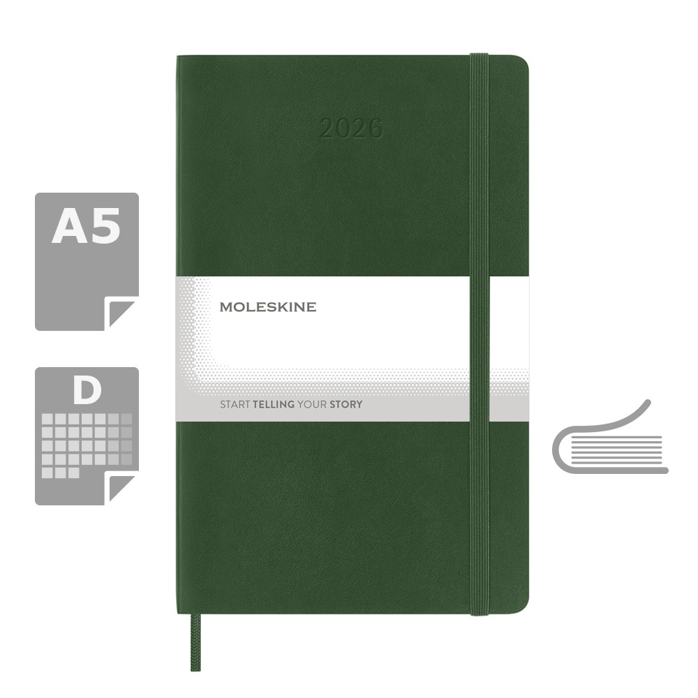 Kalendarz MOLESKINE 2026 P104885X khaki