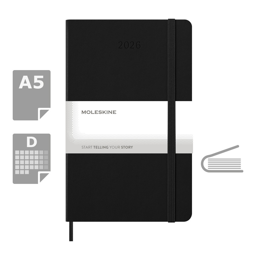 Kalendarz MOLESKINE 2026 P104886X AX-VM394-W