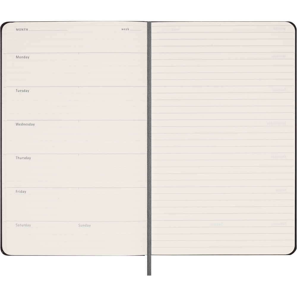 Spiralny kalendarz MOLESKINE UNDATED P104895X