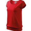 City Koszulka damska P030725F czerwony