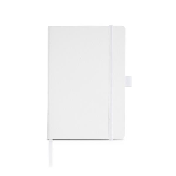 Notes A5 z RPET z gumką na długopis / RNOTE P093134P PM-IP250588-W