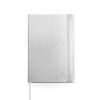 Notes A5 z błyszczącą okładką / Notelux P091146P srebrny Notes A5 z błyszczącą okładką / Notelux P091146P srebrny