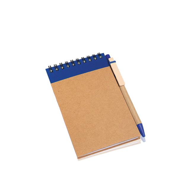 Notes A6 z długopisem / Recynote A6 P090647P granatowy