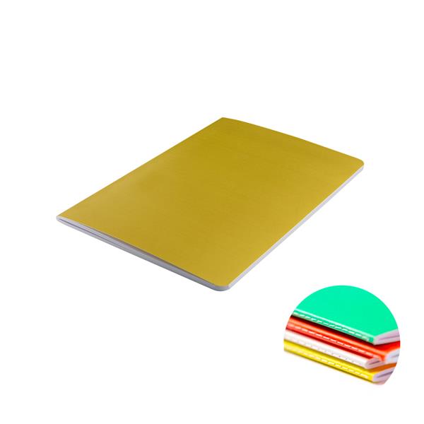 Notes A6 ekologiczny, zewnętrzne szwy / Colournote A6 P090795P złoty Notes A6 ekologiczny, zewnętrzne szwy / Colournote A6 P090795P złoty